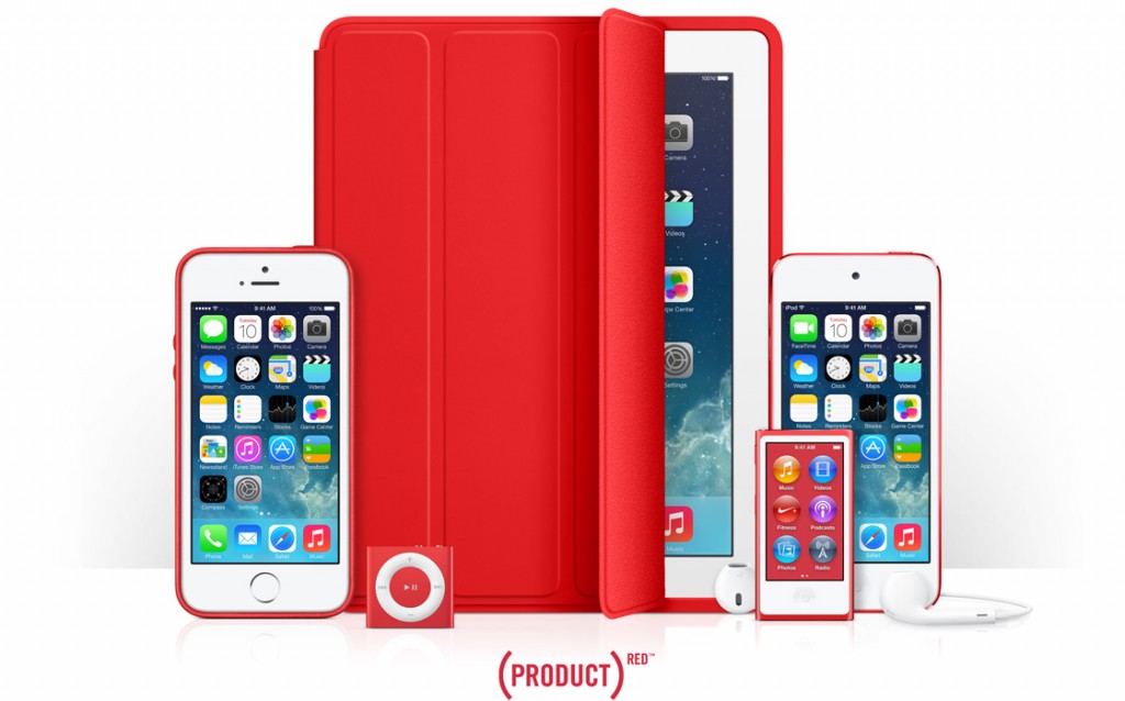 „Apple“ programos (RED) produktai