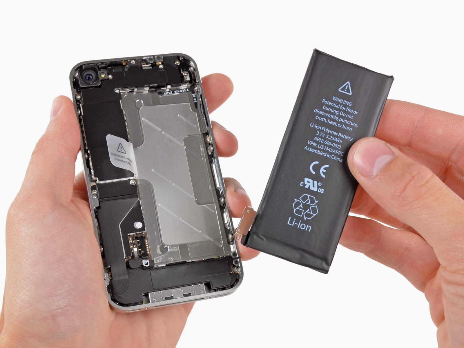 „iPhone“ baterija