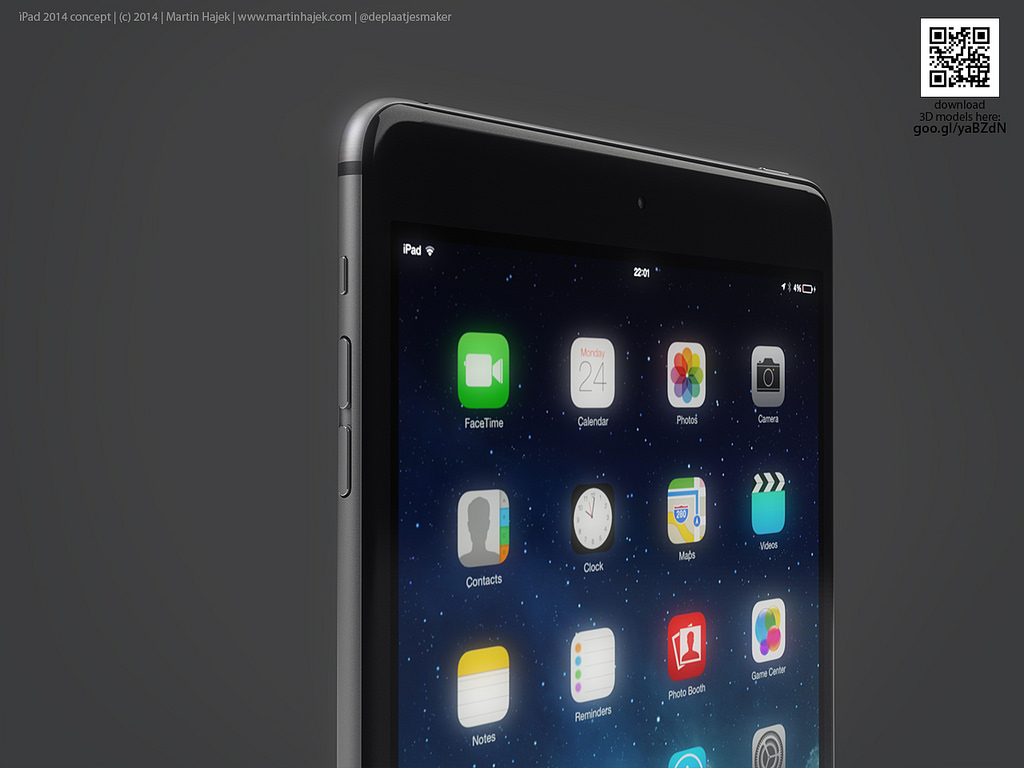 „iPad Air“ konceptas